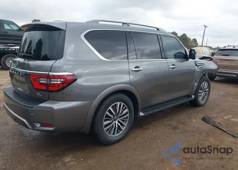 2021 Nissan Armada Sl 2Wd z USA, uszkodzony, nr VIN JN8AY2BA6M9374083